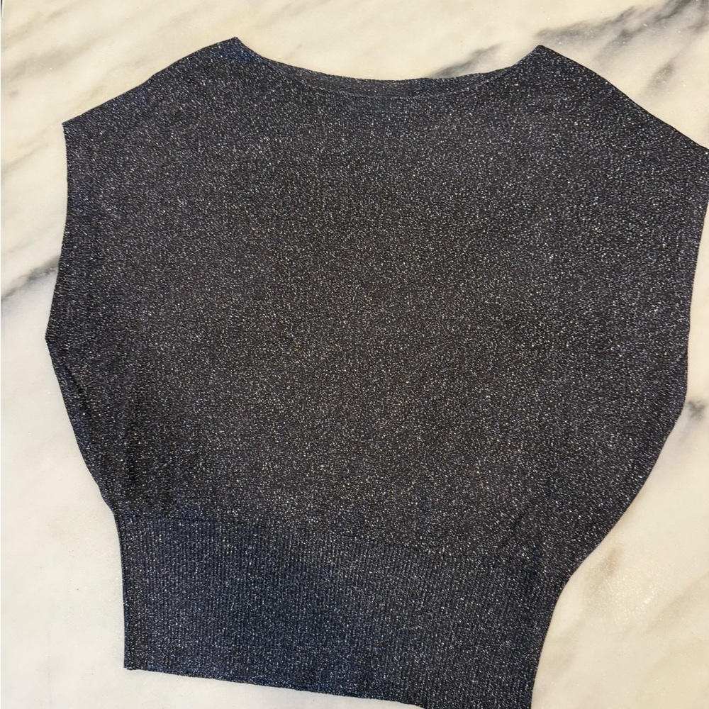 Alice + Olivia Sparkly  Knit Top